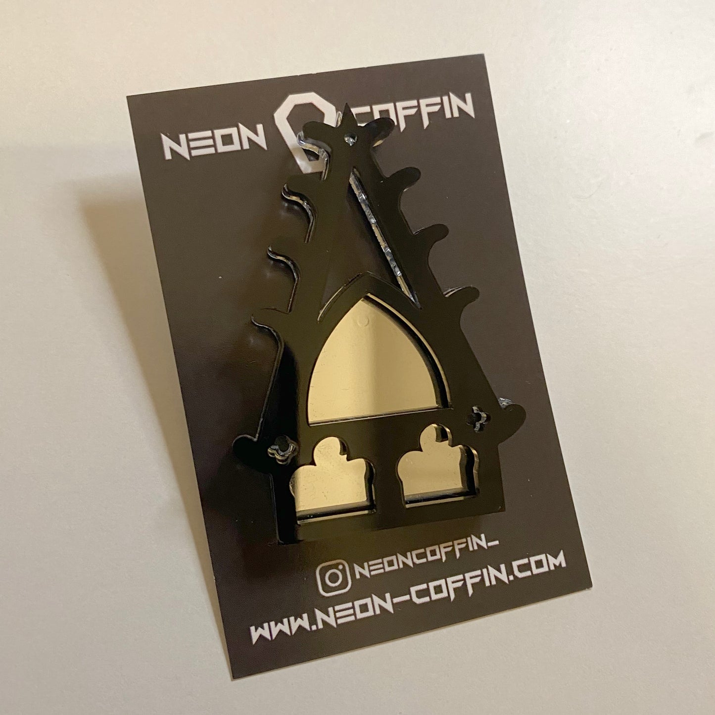 SPIKED CATHEDRAL pin