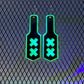 HIT ME HARD ❌ -Fluor green-