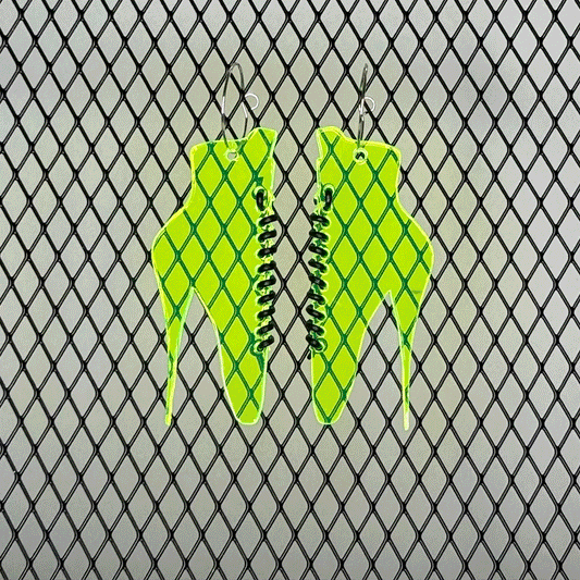 FETISH BALLERINA -Fluor green-