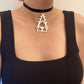 SPIKED MIRROR CATHEDRAL necklace