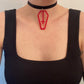 BLOOD SIX FEET UNDER necklace
